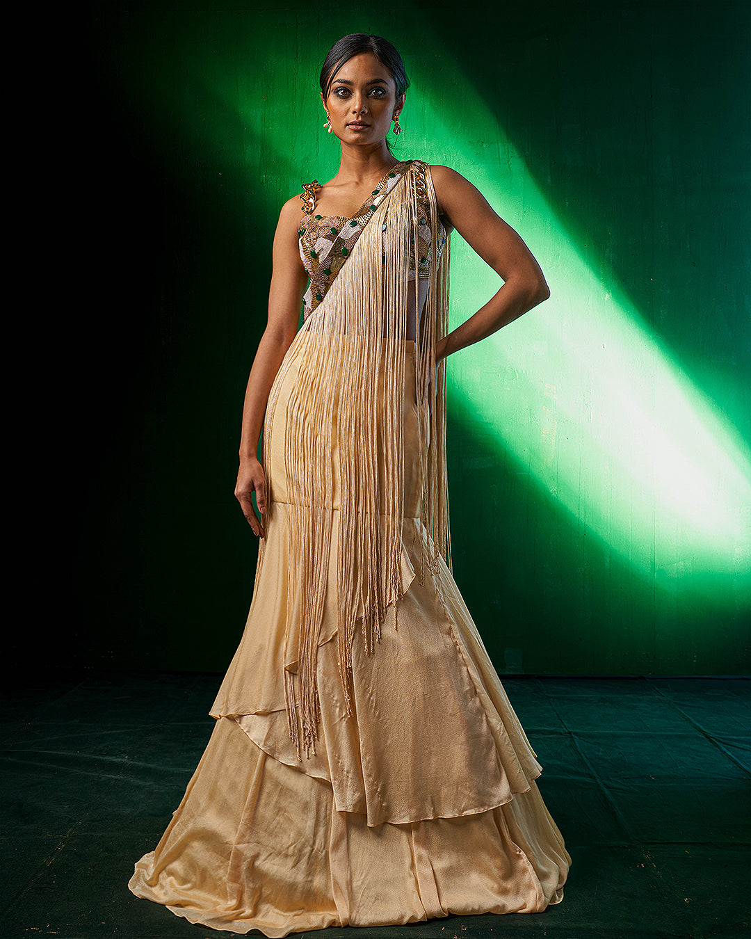 Azita Indo western lehenga