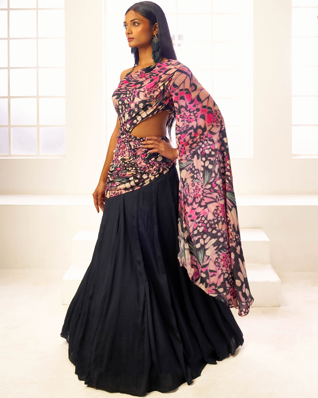 Callista Indo-western Saree Gown