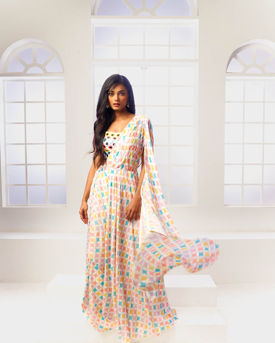 Inara Pant Style Drape Saree