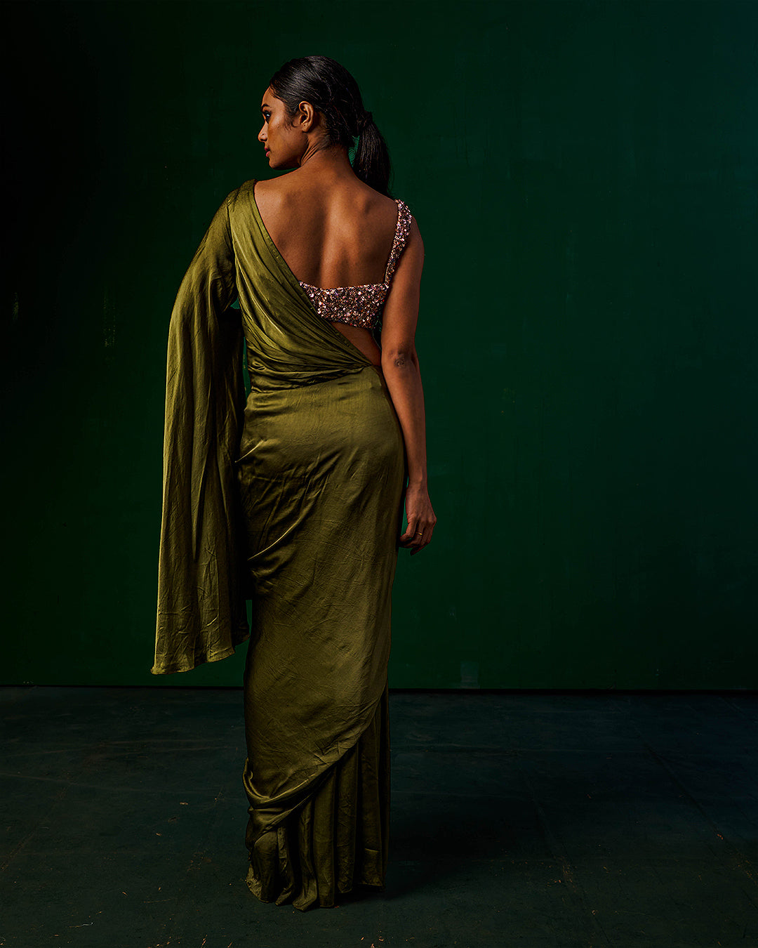 Pia Indo Western Wrap Saree