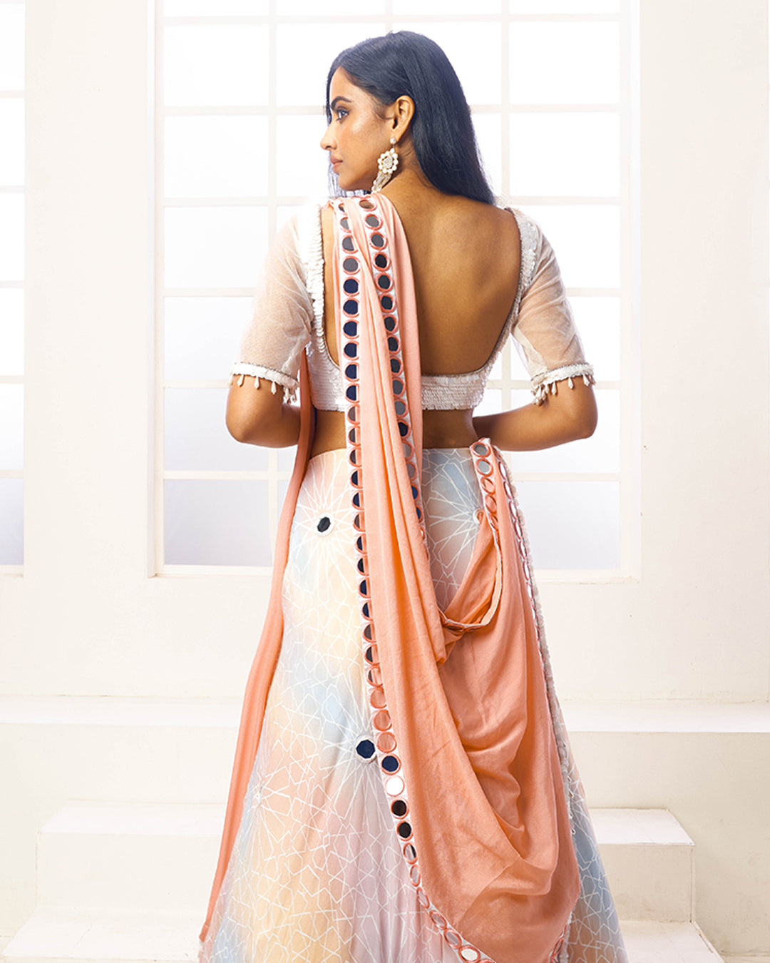 Samara Simple Pastel Lehenga Set