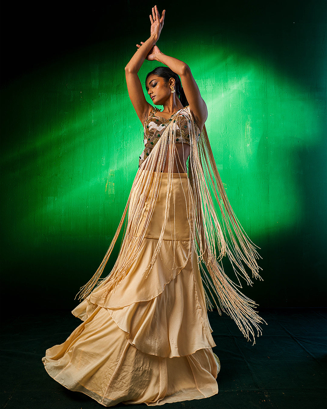 Azita Indo western lehenga