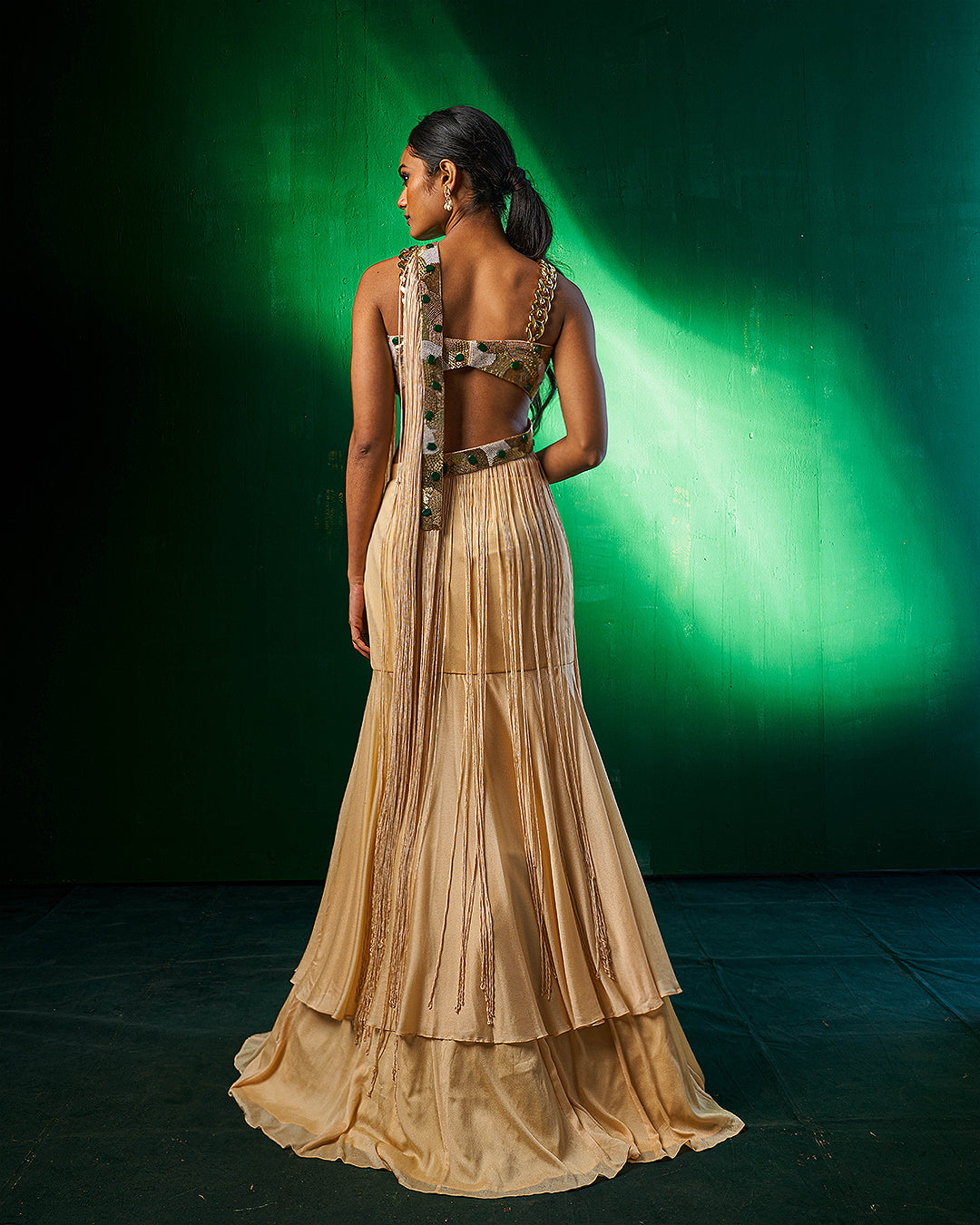 Azita Indo western lehenga