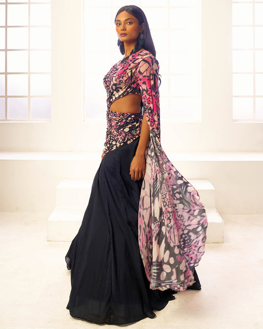 Callista Indo-western Saree Gown