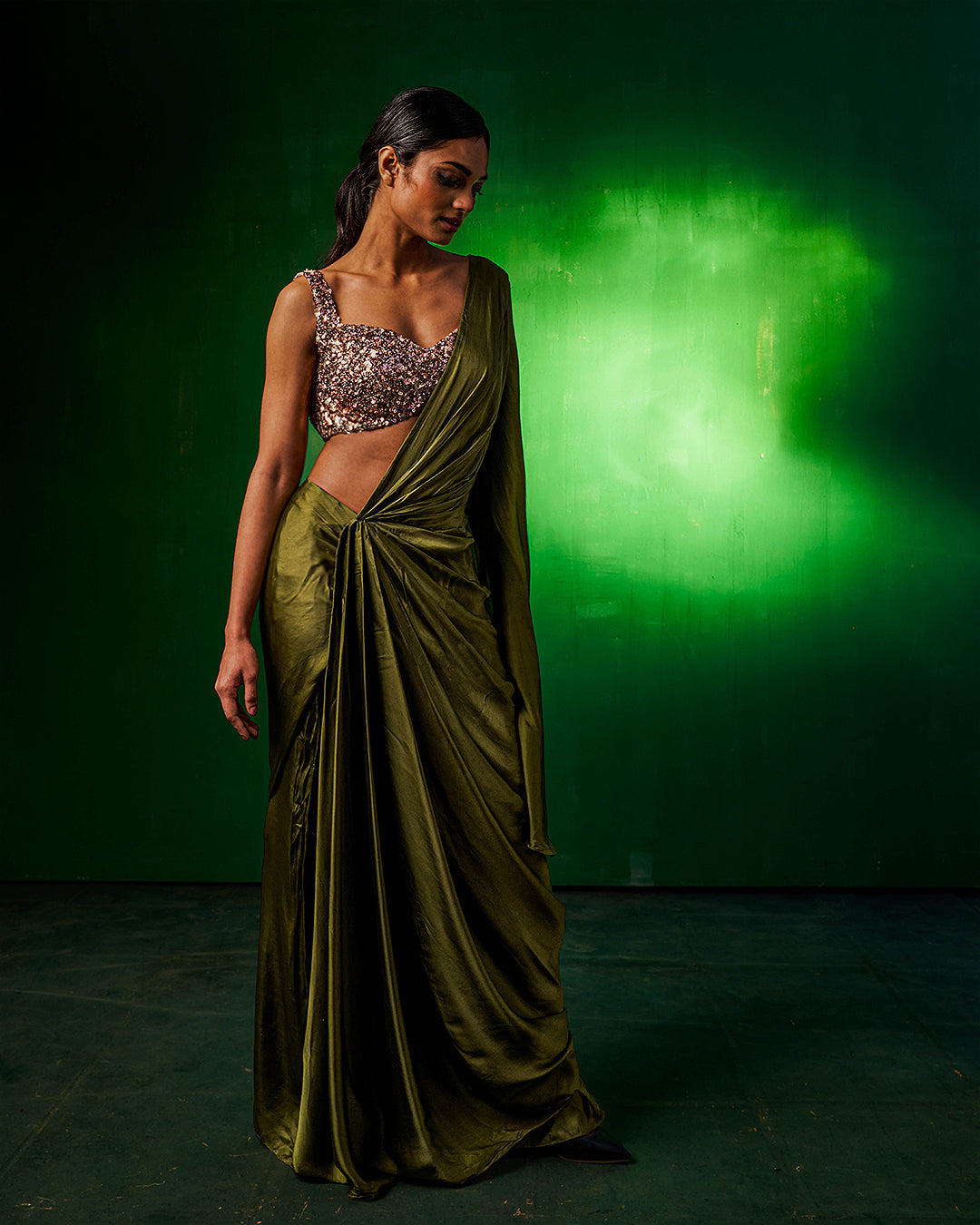 Pia Indo Western Wrap Saree